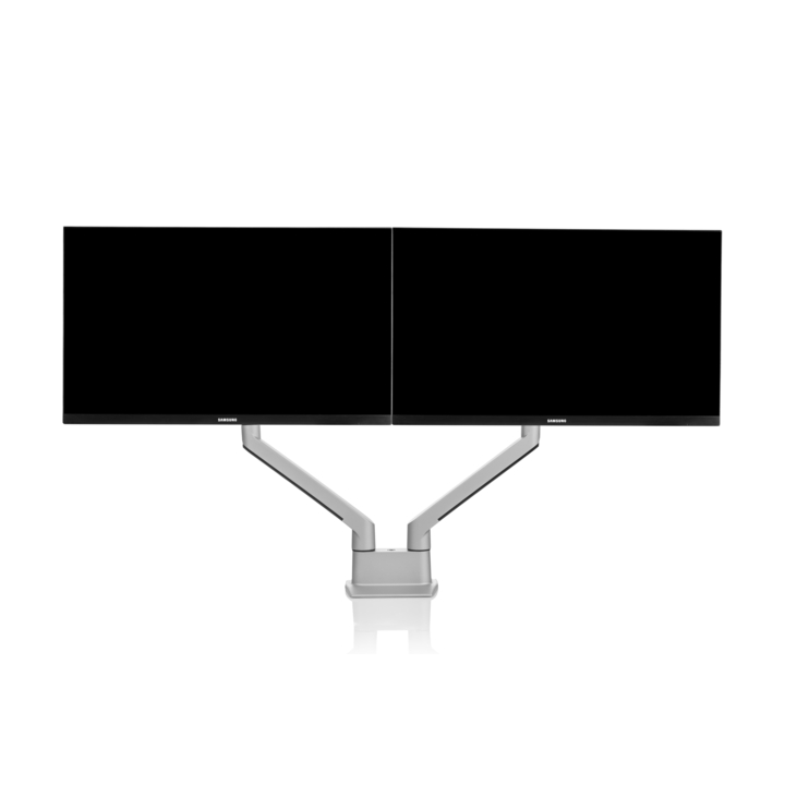 Filex, Chicago dubbel monitorarm (2-12 kg), zilver - 0