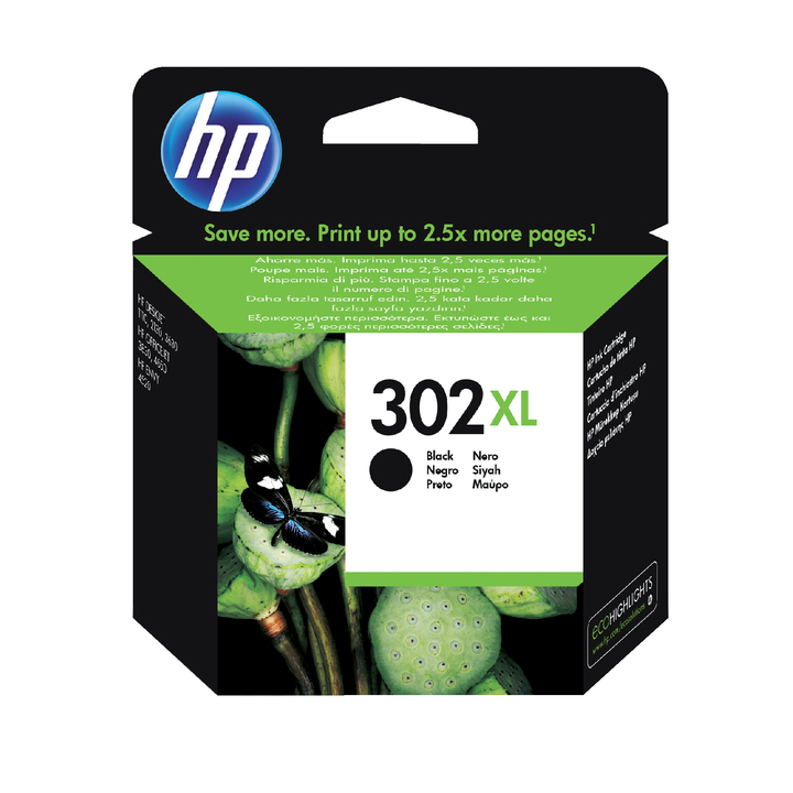 Inkcartridge hp 302xl f6u68ae zwart(2381593) - 0