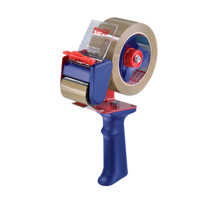 Tesa 6300, dozensluiter / tape dispenser, 50mm x 66 meter, blauw - 0
