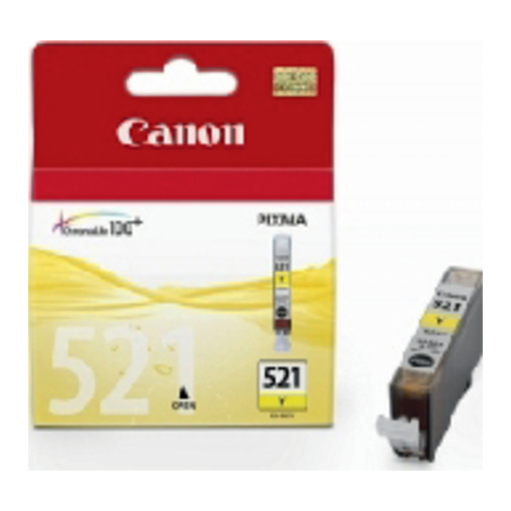 Inkcartridge canon cli-521 geel - 0