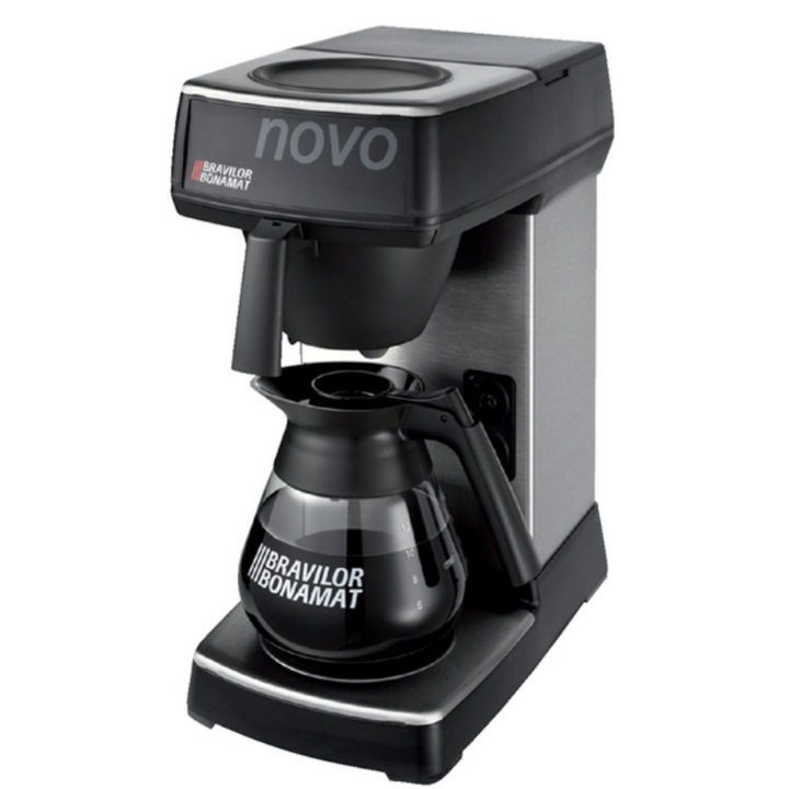 Bravilor Novo, koffiezetapparaat inclusief glazen kan, 8.010.080.31002 (1 stuk) - 2