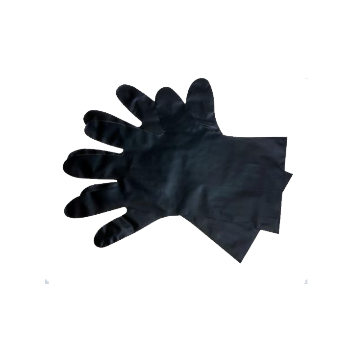 Handschoen, basic plus, TPE, maat L, zwart, ongepoederd (2000 stuks) | OP=OP AANBIEDING - 0