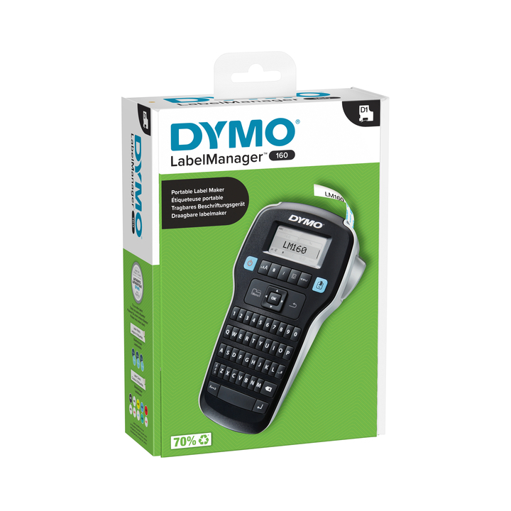 Labelprinter dymo labelmanager lm160p qwerty(s0946310) - 0