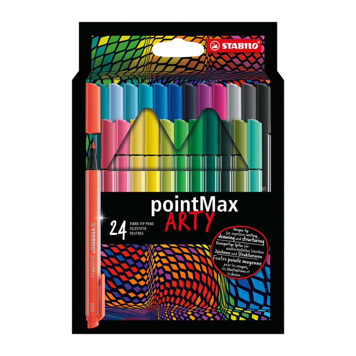 Viltstift stabilo point max arty 488/24-2-20 ass(488/24-2-20 - 0