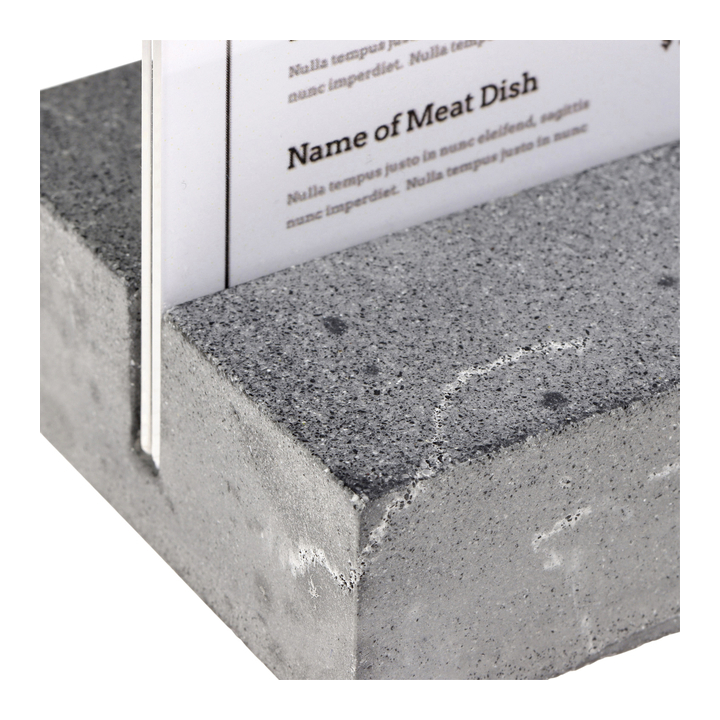Kaarthouder europel a4 polystone antraciet(351022) - 3