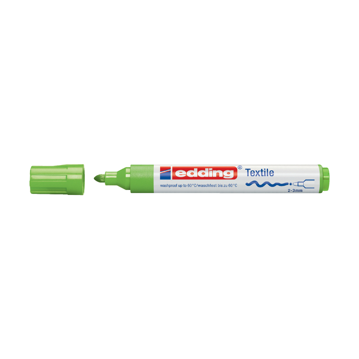 Viltstift edding 4500 textiel rond 2-3mm lgroen - 0