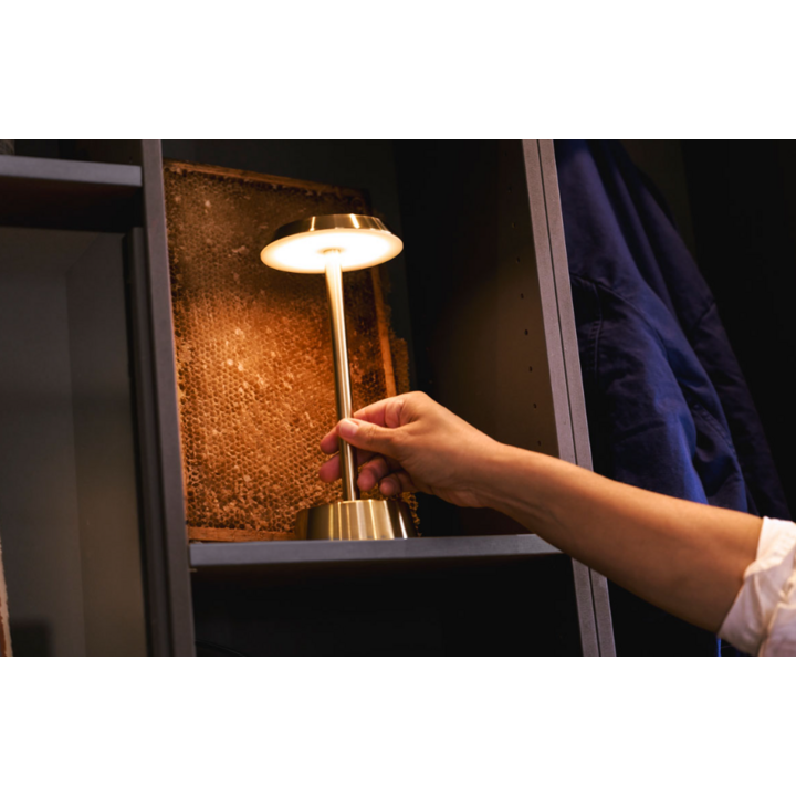Duni Tafellampen | Oplaadbare Lamp | Cordless | Nour | Brass | 206427 (6 stuks) - 2