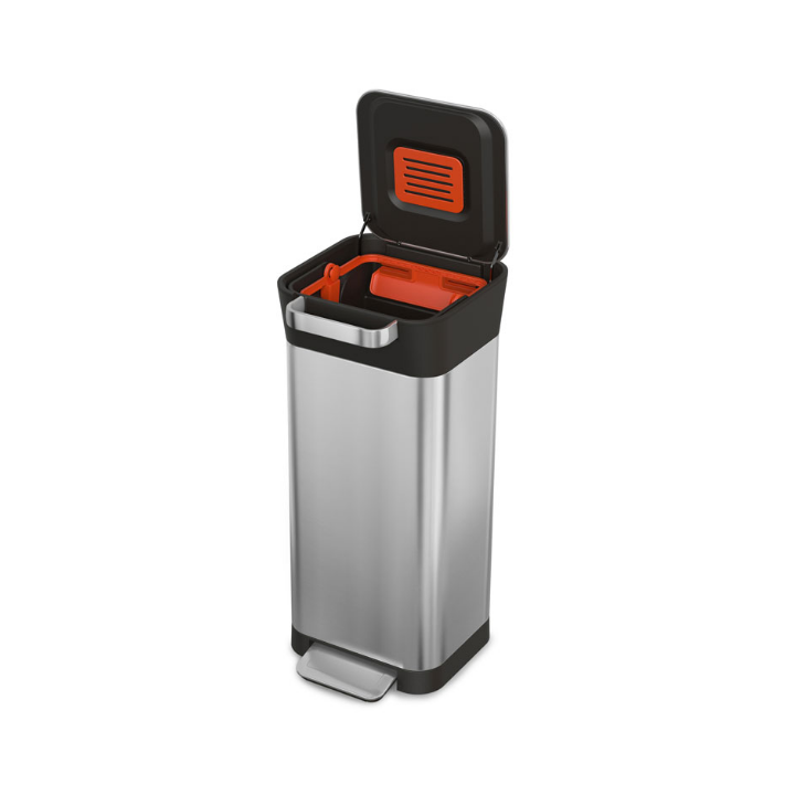 Titan 20, intelligent waste afvalbak, mat RVS, VB 300376 - 1