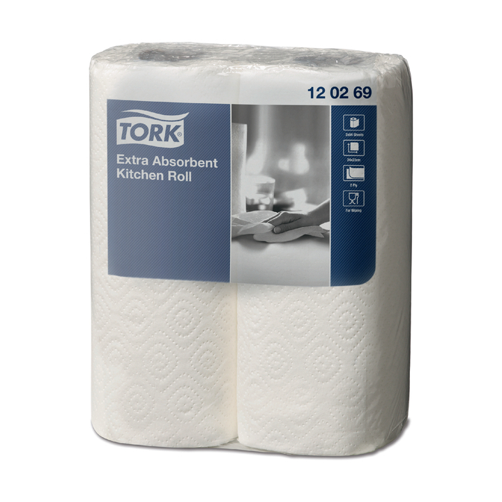 Keukenrol Tork | Extra Absorbent | 2-laags | 64 vel (120269) - 0