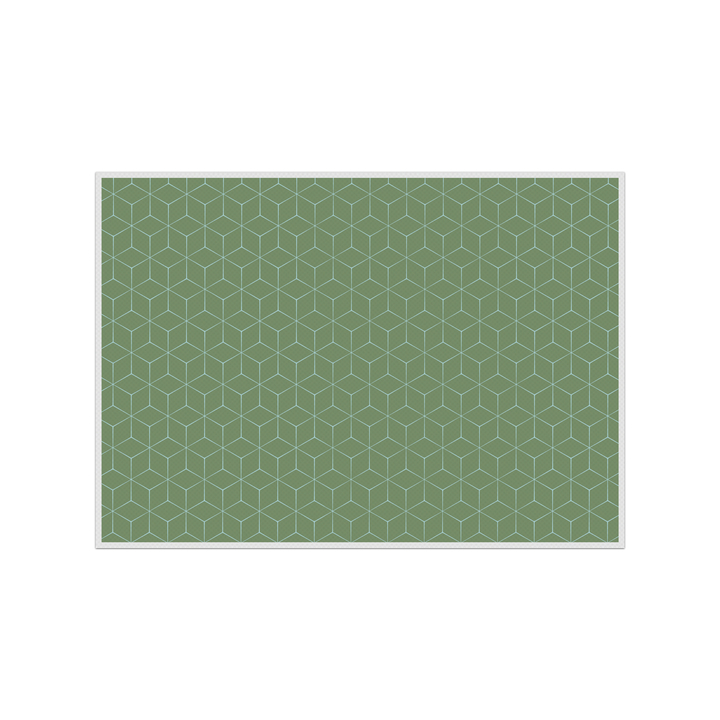 Placemat hexagon groen(plm6gi16) - 0