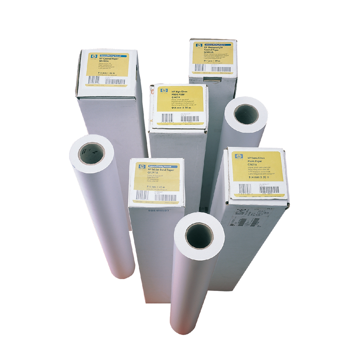 Inkjetpapier hp c6019b 610mmx45.7m 98gr - 0