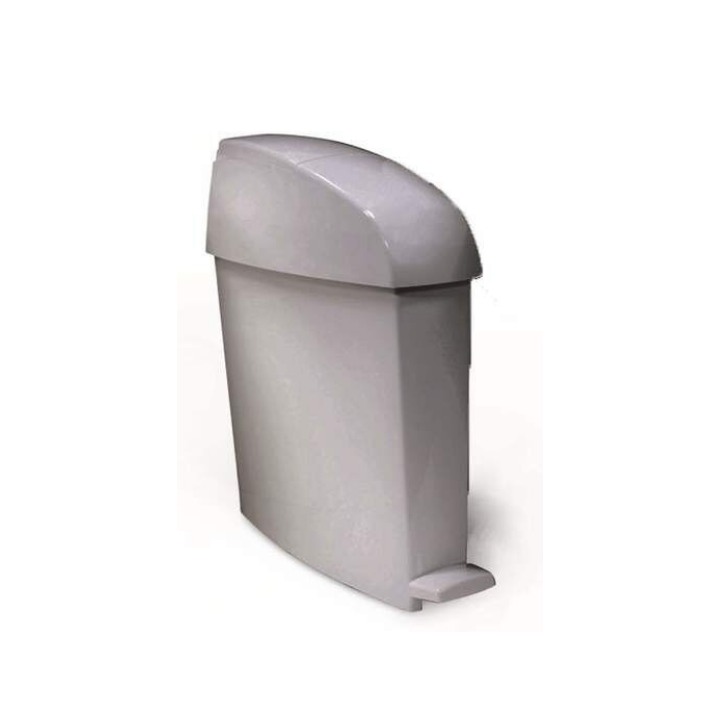 Rubbermaid, sanitair pedaalemmer, 12 liter, grijs, VB 293487 - 0