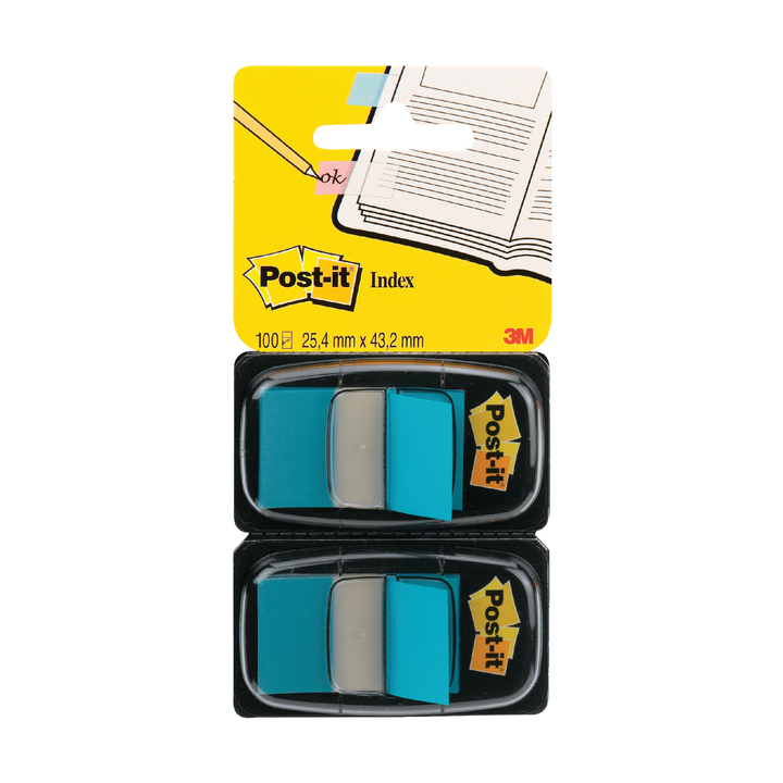 Indextabs 3m post-it 680-b2eu medium blauw(680-b2eu) - 0