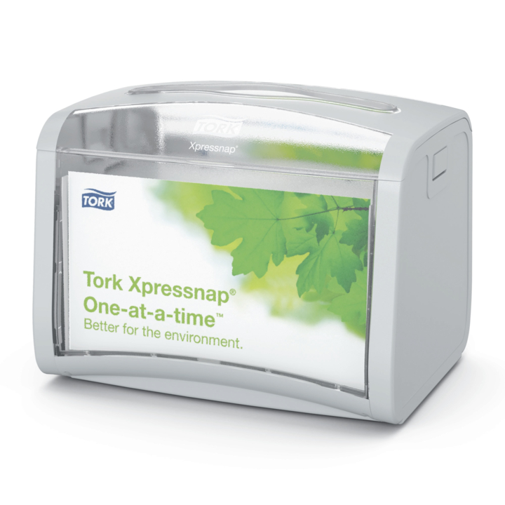 Tork Xpressnap Tabletop | Servet Dispenser | N4 | Lichtgrijs | 272613 - 1