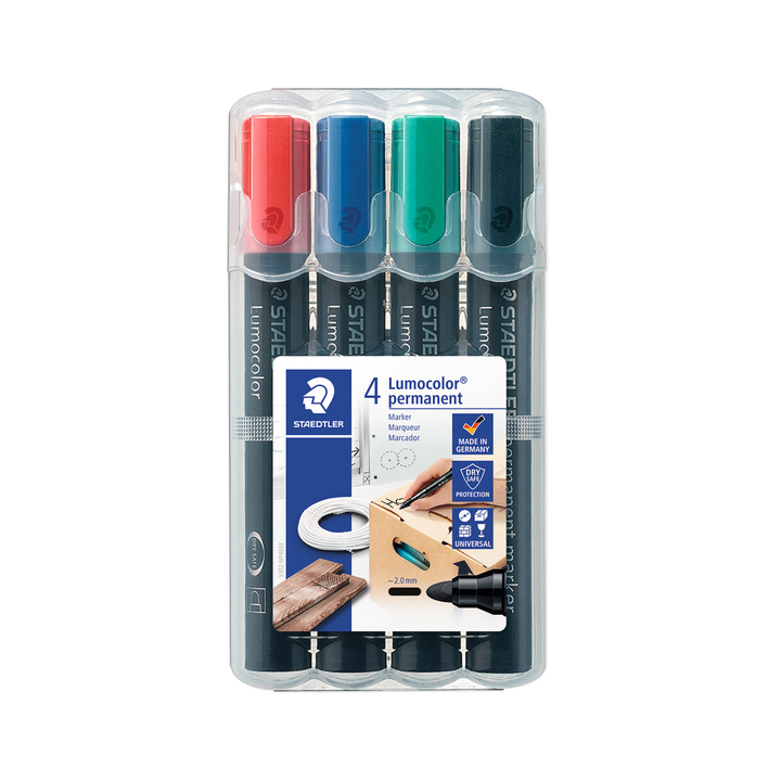 Viltstift staedtler 352 perm rond 2mm ass - 0