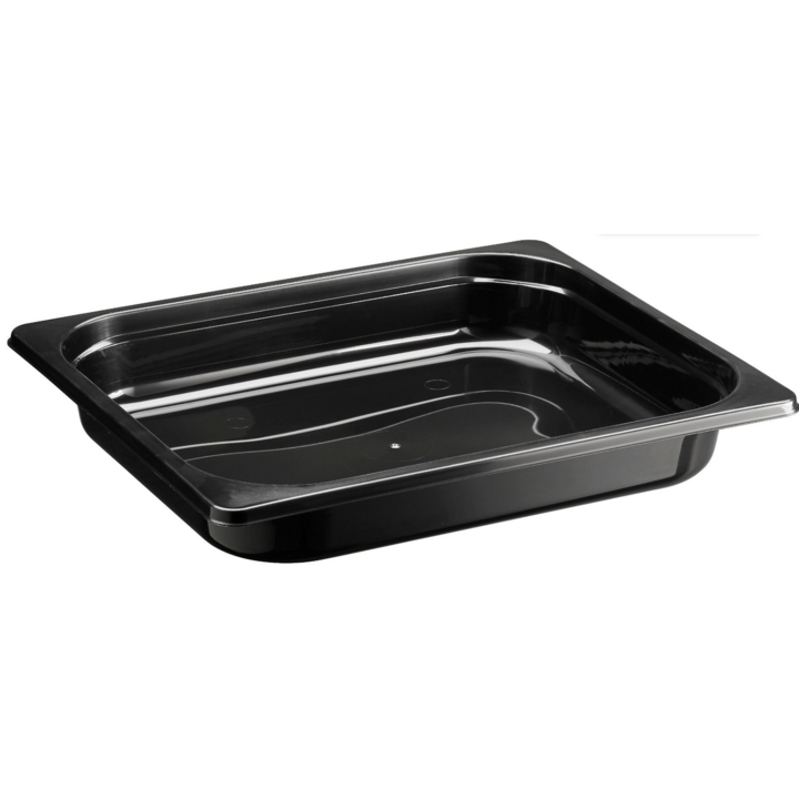 Gastronorm bak, PP, 1/2GN, 325x265x50mm, zwart (150 stuks) - 0