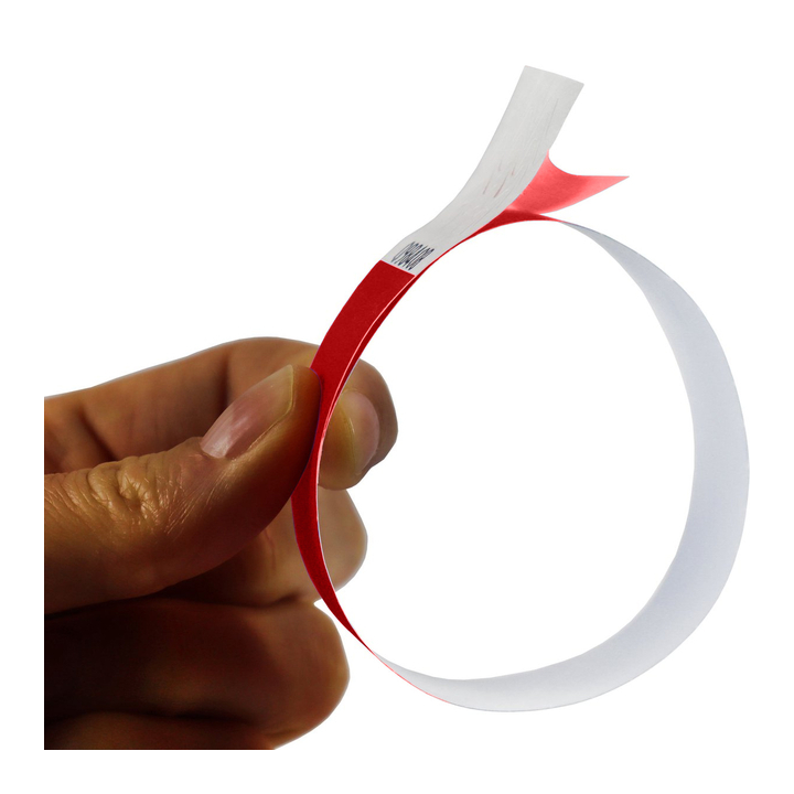 Polsband tyvek rood(390003) - 1