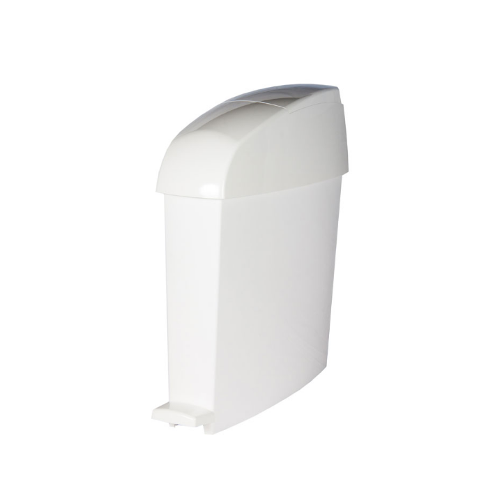 Rubbermaid, sanitair pedaalemmer, 12 liter, wit, VB 293548 - 0