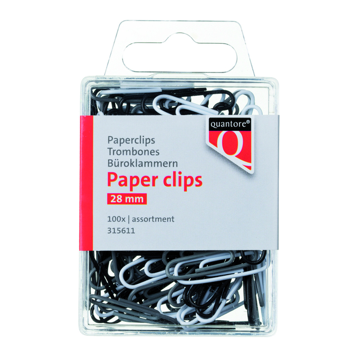 Paperclip quantore 28mm assorti(315611) - 0
