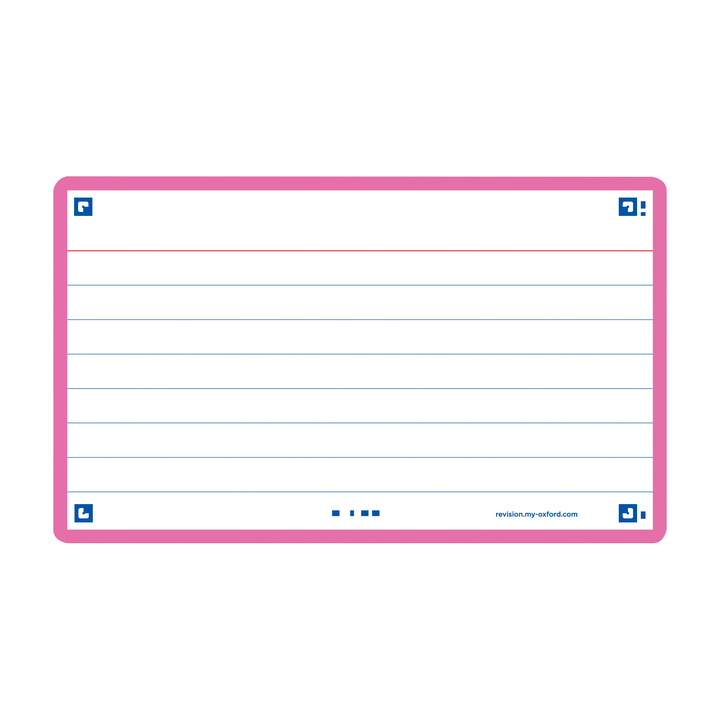 Flashcard oxf 2.0 75x125mm 80vel 250gr lijn fsia(400133881) - 0