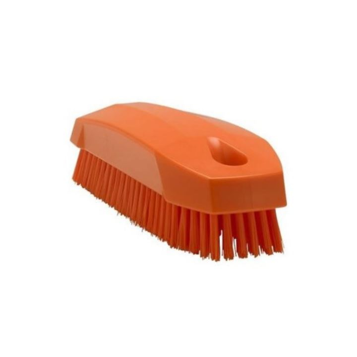 Vikan, nagelborstel, 13cm, polyester vezel, oranje (1 stuk) | OP=OP AANBIEDING - 0