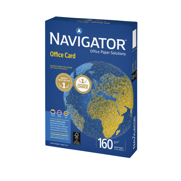 Kopieerpapier navigator office card a3 160gr wit(noc1600014) - 0