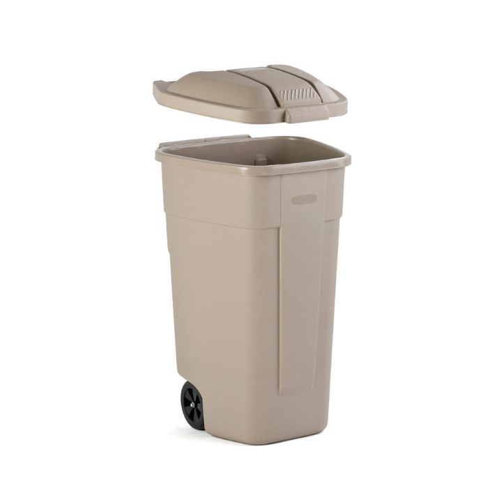 Afvalcontainer | 100 Liter | Beige | VB 002900 - 1