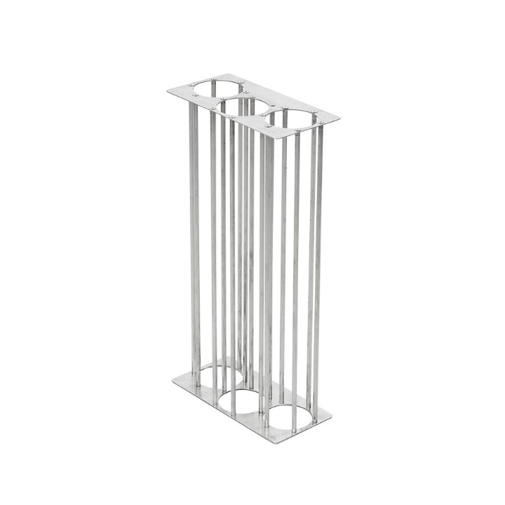 Carro, halve bekerinzet voor 55 liter afvalbak, aluminium, VB 719747 - 0