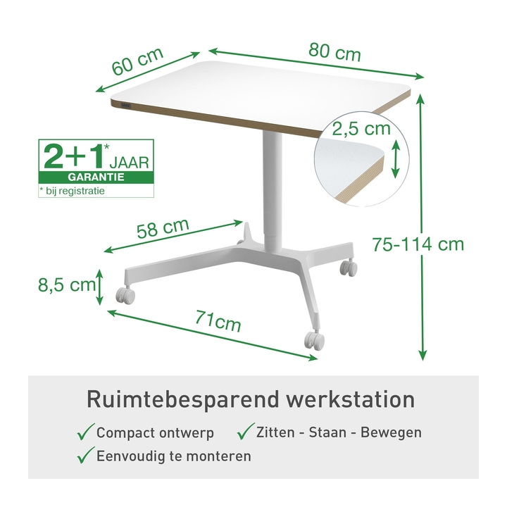 Zit-sta bureau leitz ergo klein(65360001) - 3