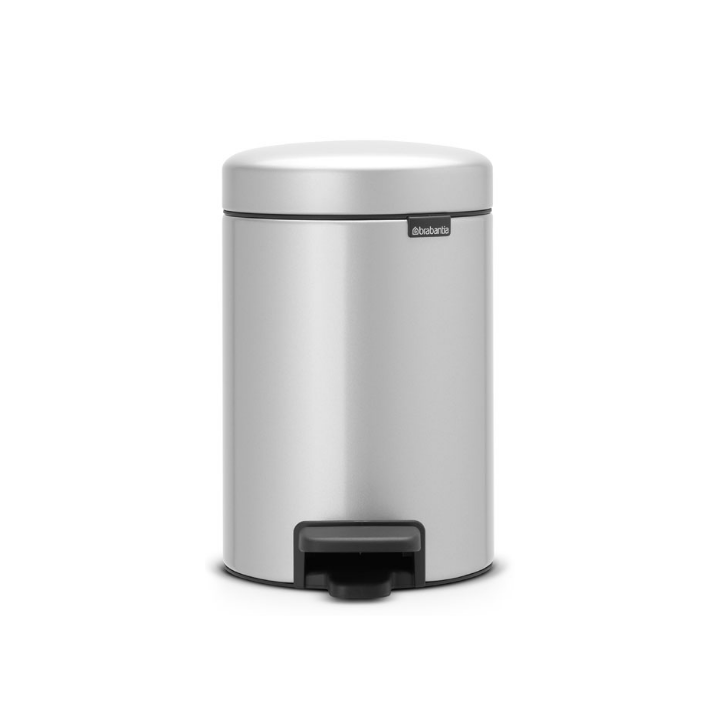 Brabantia, pedaalemmer, 3 liter, metallic grijs, VB 113260 - 0