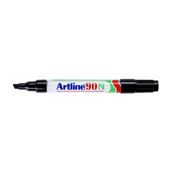 Viltstift artline 90 perm schuin 2-2.5mm zw - 0