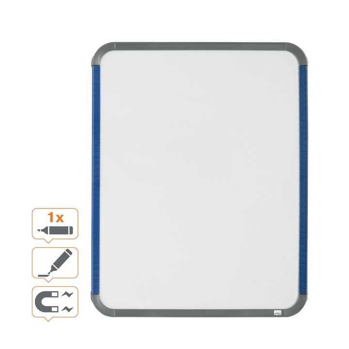 Whiteboard nobo slimline 28x36cm wit gelakt(qb05442astd) - 2