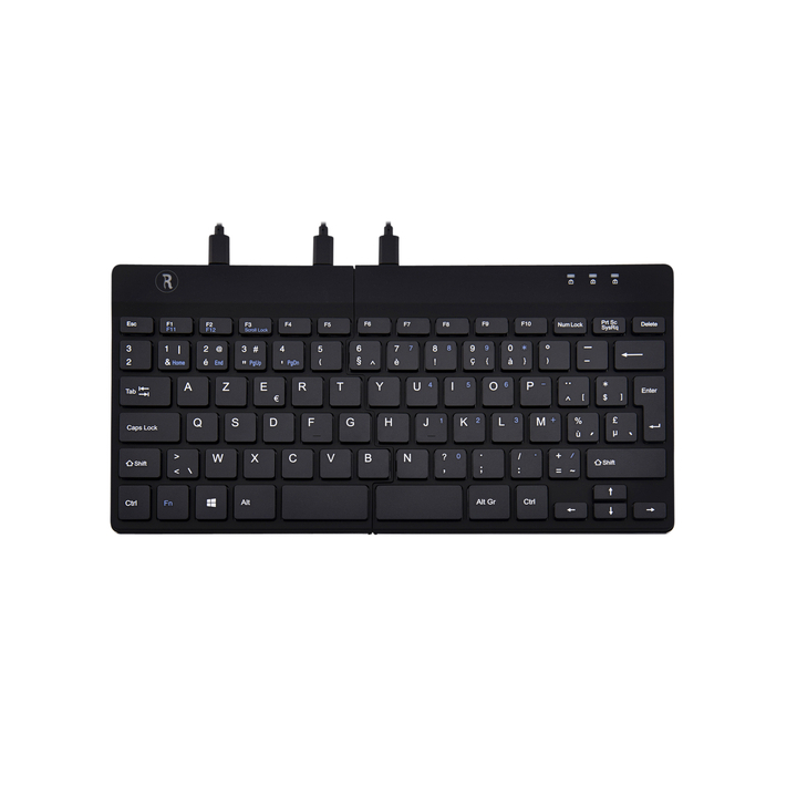 Toetsenbord r-go split azerty zwart(rgosp-bewibl) - 0