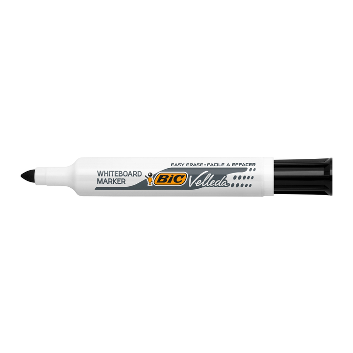 Viltstift bic 1711 whiteboard rond l zwart(9430311) - 0