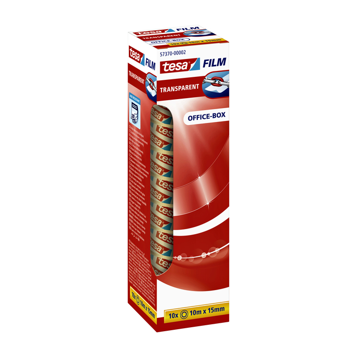 Plakband tesa film 10mx15mm transparant(57370-00002-02) - 0