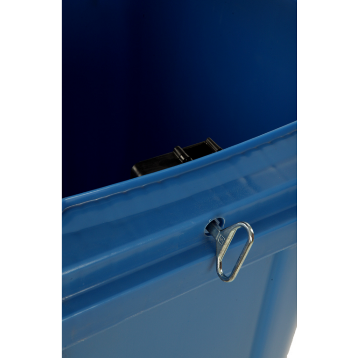 Afvalcontainer t.b.v. vertrouwelijk afval, 240 liter, blauw, VB 240400 - 2