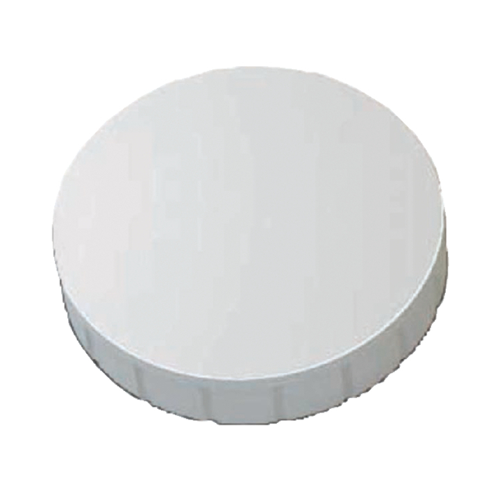 Magneet maul solid 32mm 0.8kg wit(6163202)  ds/10 - 0