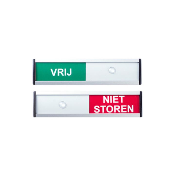 Posta, infobord, 12.5x3cm, vrij/niet storen, 39203 (1 stuk) - 0