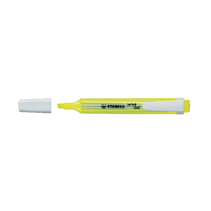 Markeerstift stabilo swing cool 1-4mm geel - 0