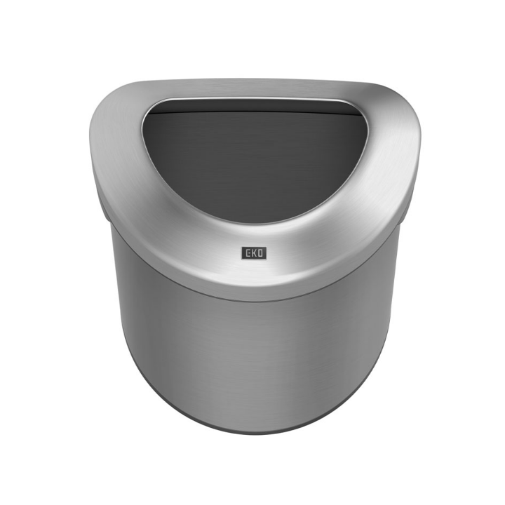 Urban EKO, afvalbak, open top, 80 liter, mat RVS, VB 905680 - 2