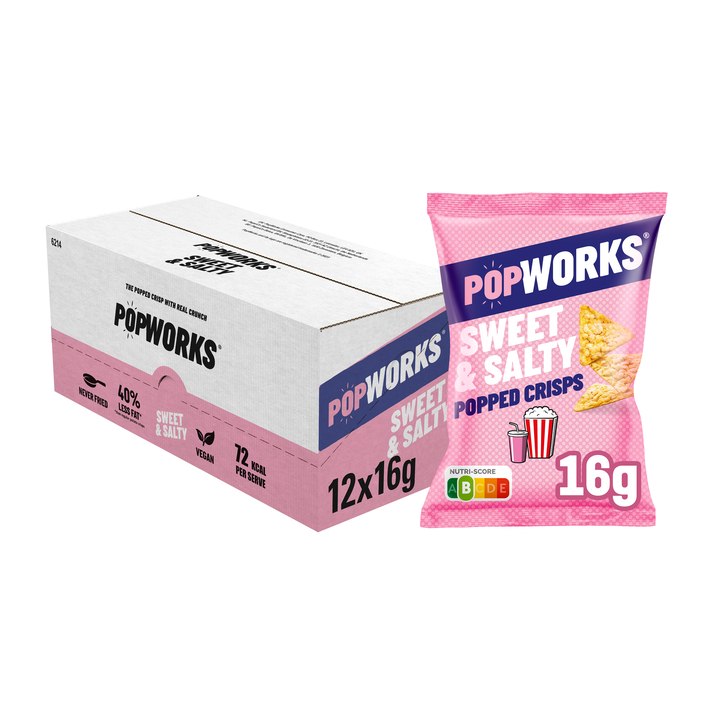 Chips popworks sweet salty 16gr(37281) - 0