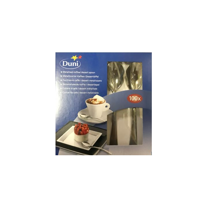 Duni, desert lepel, gematliseerd (pak á 100 stuks) - 0