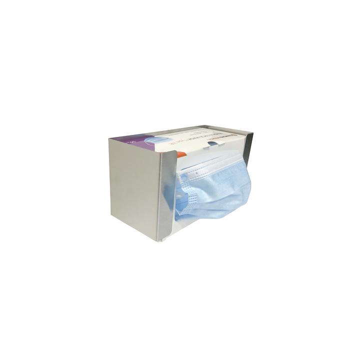 Dispenser Mondmaskers | 107x198x88 mm | RVS | Verticaal - 0