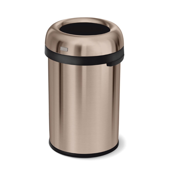 Simplehuman Bullet, afvalbak, 115 liter, brons, VB 019987 - 0