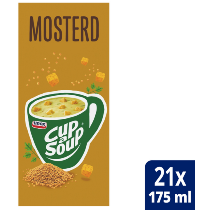 Cup-a-Soup, soep, 175ml, mosterd (21 zakjes) - 0