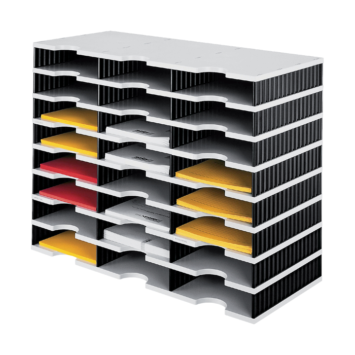 Vakkenset styrodoc a4 24vaks zwart/grijs(268-0308.98) - 0