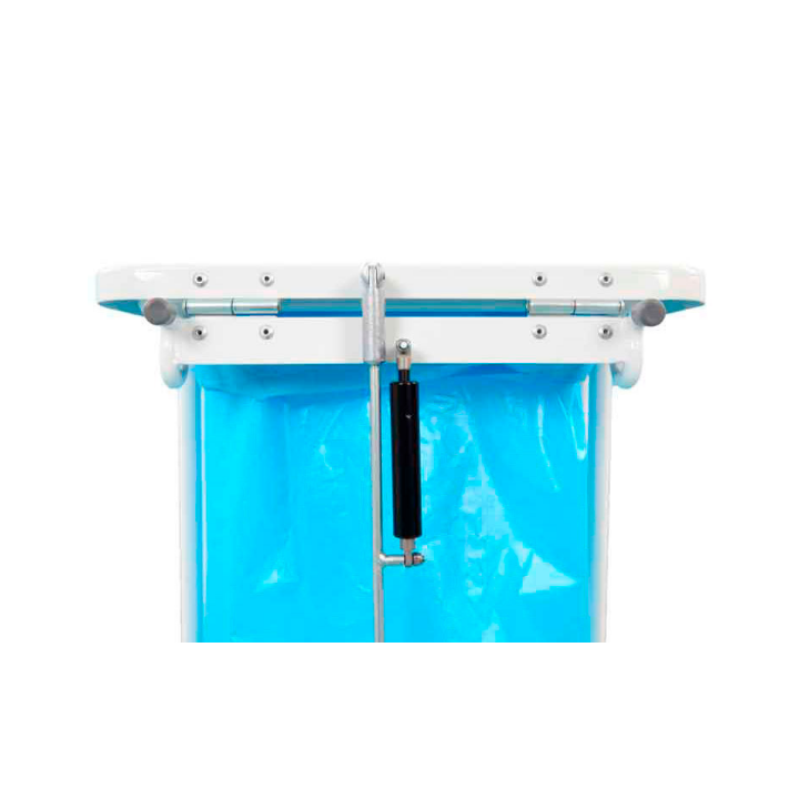 Saekko Boy, verrijdbare afvalzakhouder, 40 liter, wit, VB 144950 - 2