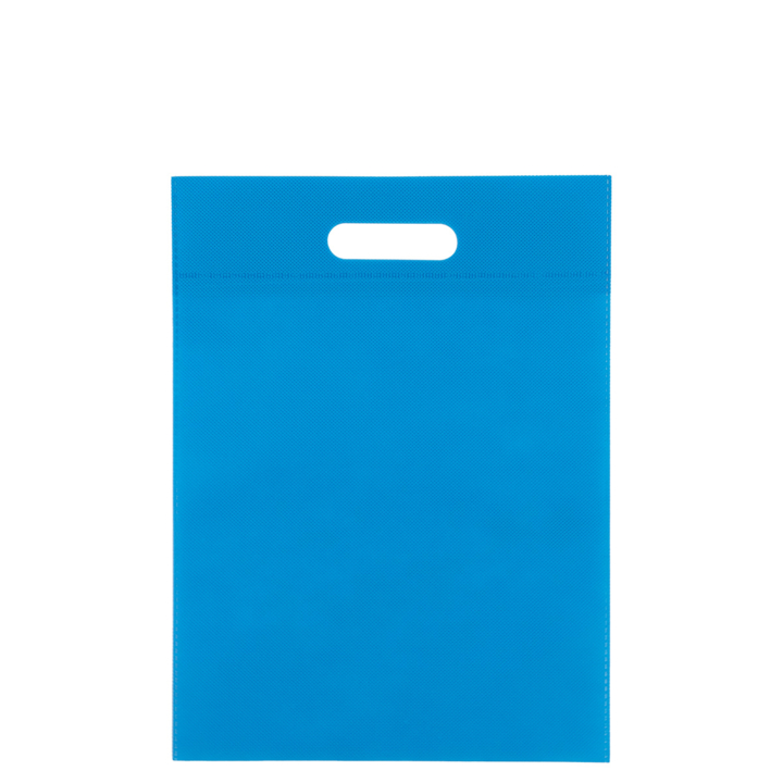 Draagtas, non-woven, 30x40cm, greep gestanst, blauw (400 st) - 0