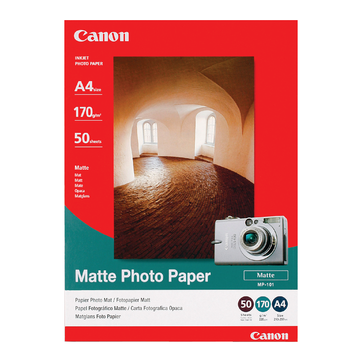 Inkjetpapier canon mp-101 a4 170gr mat(13canmp101a4) - 0