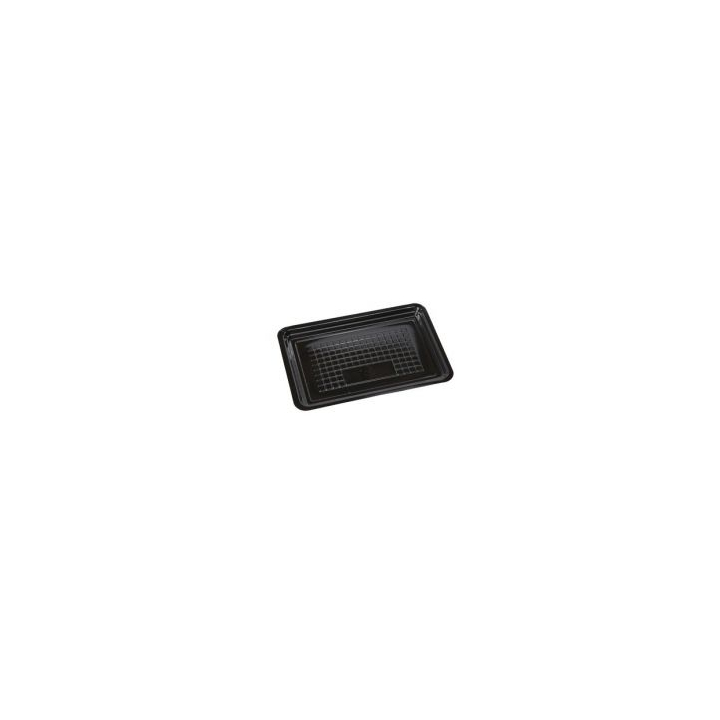 Vleesschaal,73/38, APET,230x135x38mm, zwart (300 stuks) - 0